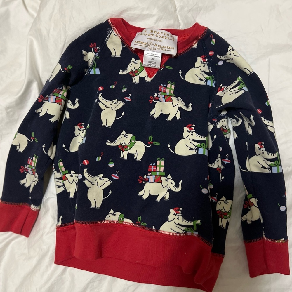 EUC Beaufort bonnet company 3t holiday crewneck